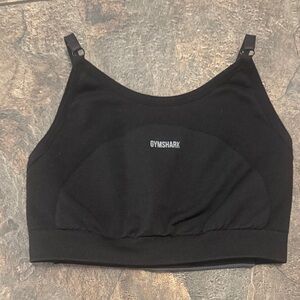 Gymshark Black/ Charcoal Sports Bra